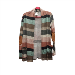 Eloges Multi Color Striped Cardigan. Size M. RS 89